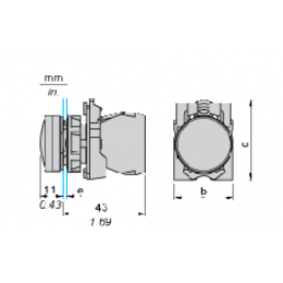 Сигнальная лампа Schneider Electric XB5AVB3 