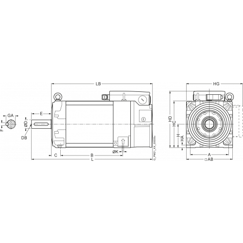 Двигатель SIEMENS 1PH8137-1DD02-0LA1