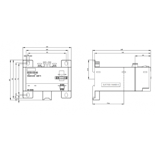 Модуль измерения тока Siemens 3UF71031AA000