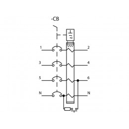 Дифференциальный автомат Siemens 5SV3444-6