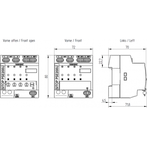 Модуль селективности Siemens 6EP1961-2BA41