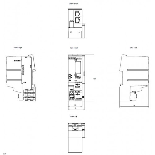 Модуль интерфейсный Siemens 6ES7155-6AR00-0AN0
