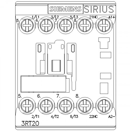 Контактор Siemens 3RT2017-1BM42