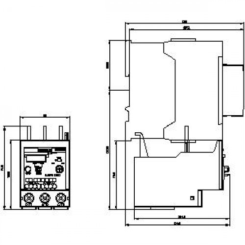 Реле перегрузки Siemens 3RU2136-4HD0