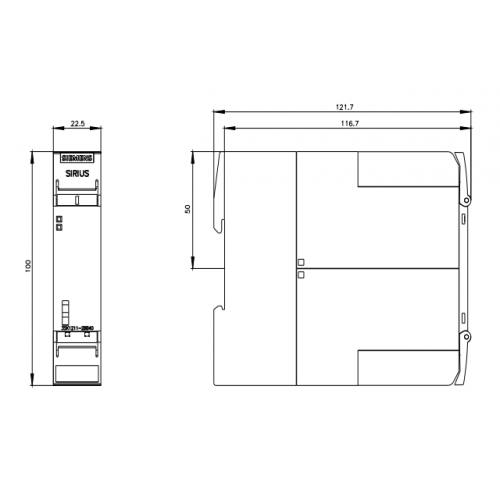 Реле безопасности Siemens 3SK1211-2BB40