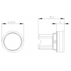Кнопка синяя Siemens 3SU1001-0AB50-0AA0