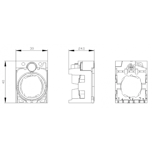 Держатель для модулей Siemens 3SU1500-0AA10-0AA0 