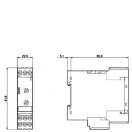 Реле контроля Siemens 3UG4513-1BR20