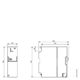 Стабилизированный блок питания Siemens 6ES7307-1BA01-0AA0