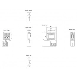 Шинный соединитель Siemens 6ES7972-0BA52-0XA0