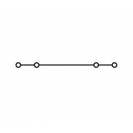 4-проводная проходная клемма WAGO 2002-6401 