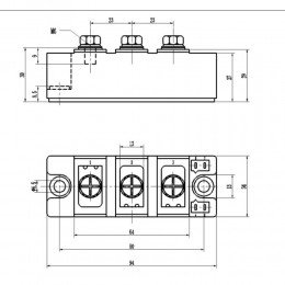 Модуль диодный Yangjie MF200C06F2